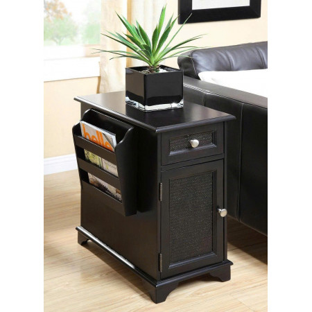 SCO - 240 Espresso : Tủ Có Giá Để Tạp Chí, Ngăn Kéo